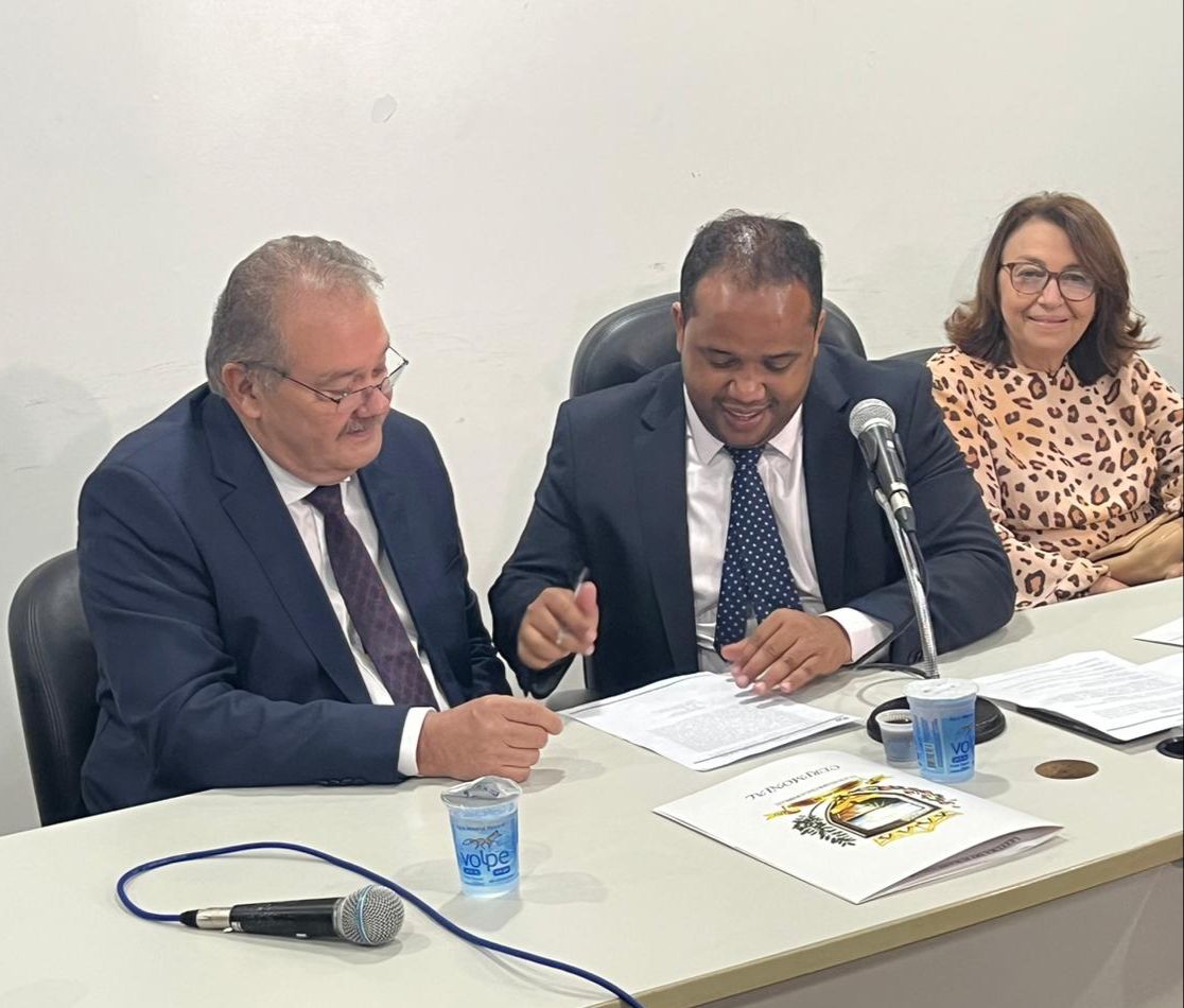 Inácio Carvalho e Presidente da Câmara Municipal de Teresina, Enzo Samuel