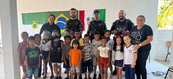 Policias Penais da FTIP participam de campanha educativa nas escolas do Rio Grande do Norte