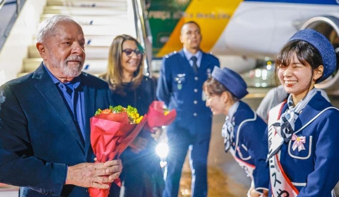 Presidente Lula chega ao Japão