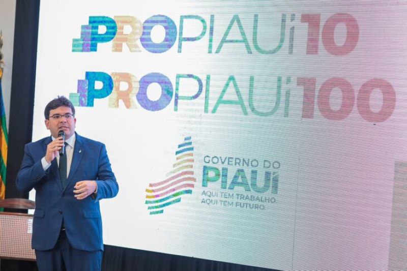 Governador Rafael Fonteles durante lançamento do Novo Pro Piauí