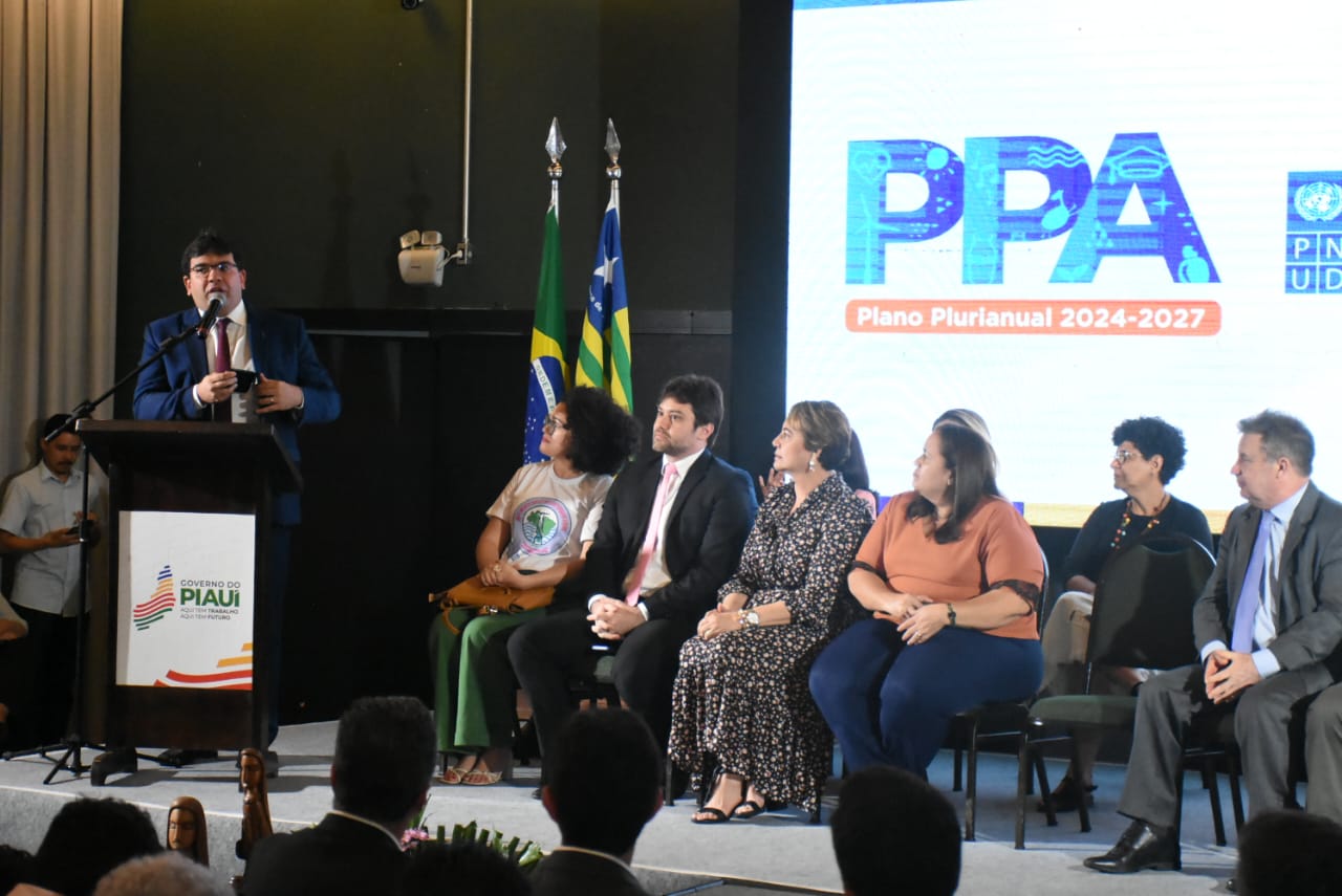Governador Rafael Fonteles na abertura do PPA, em Teresina