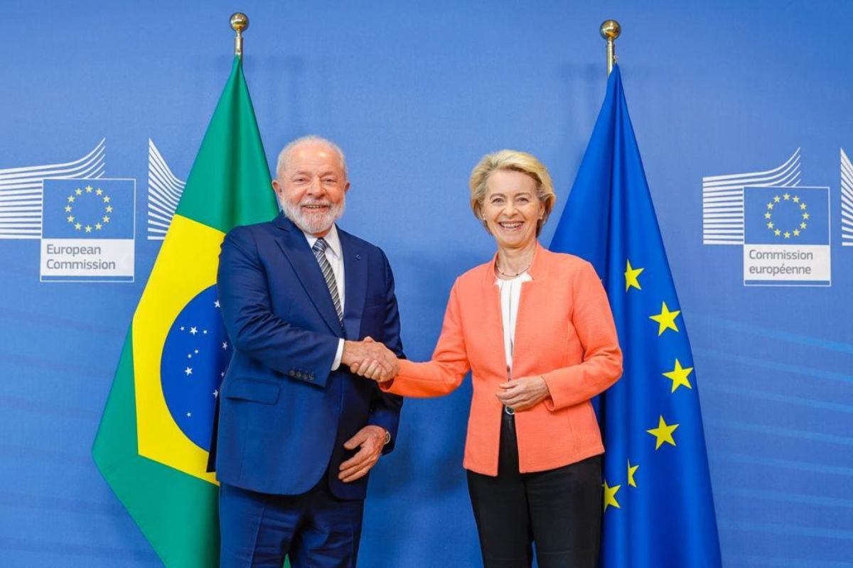 Presidente Lula e a presidente da Comissão Europeia Ursula von der Leyen