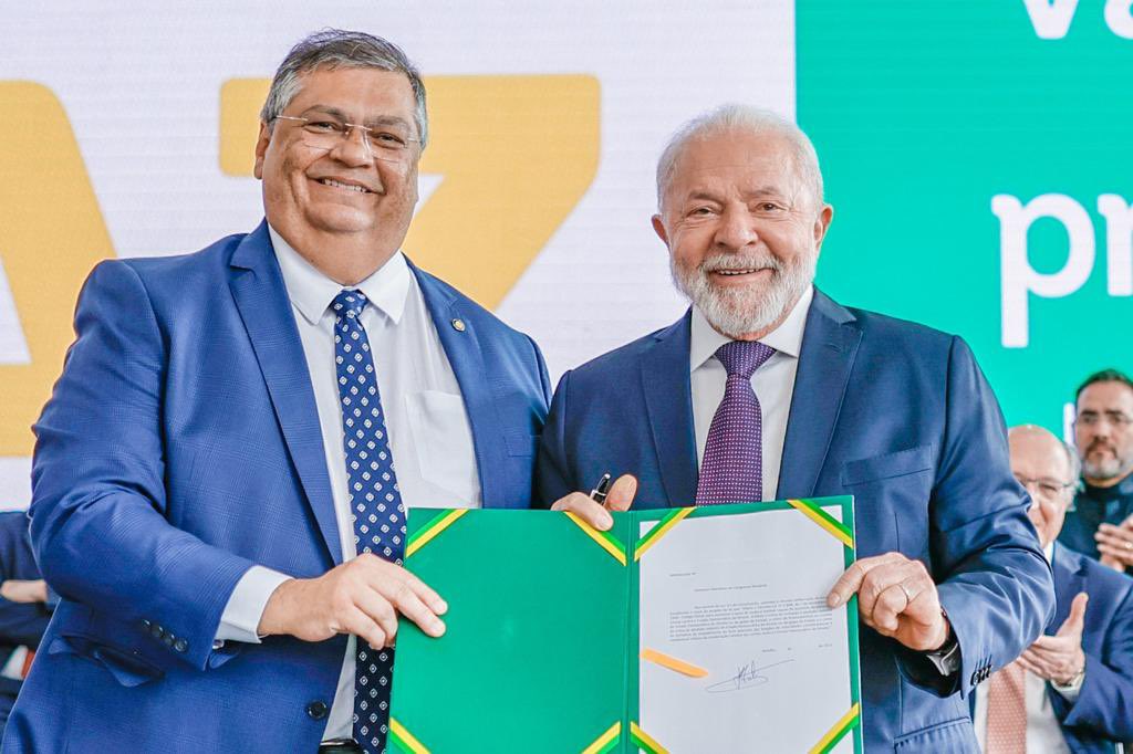 Presidente Lula e Ministro da Justiça Flávio Dino
