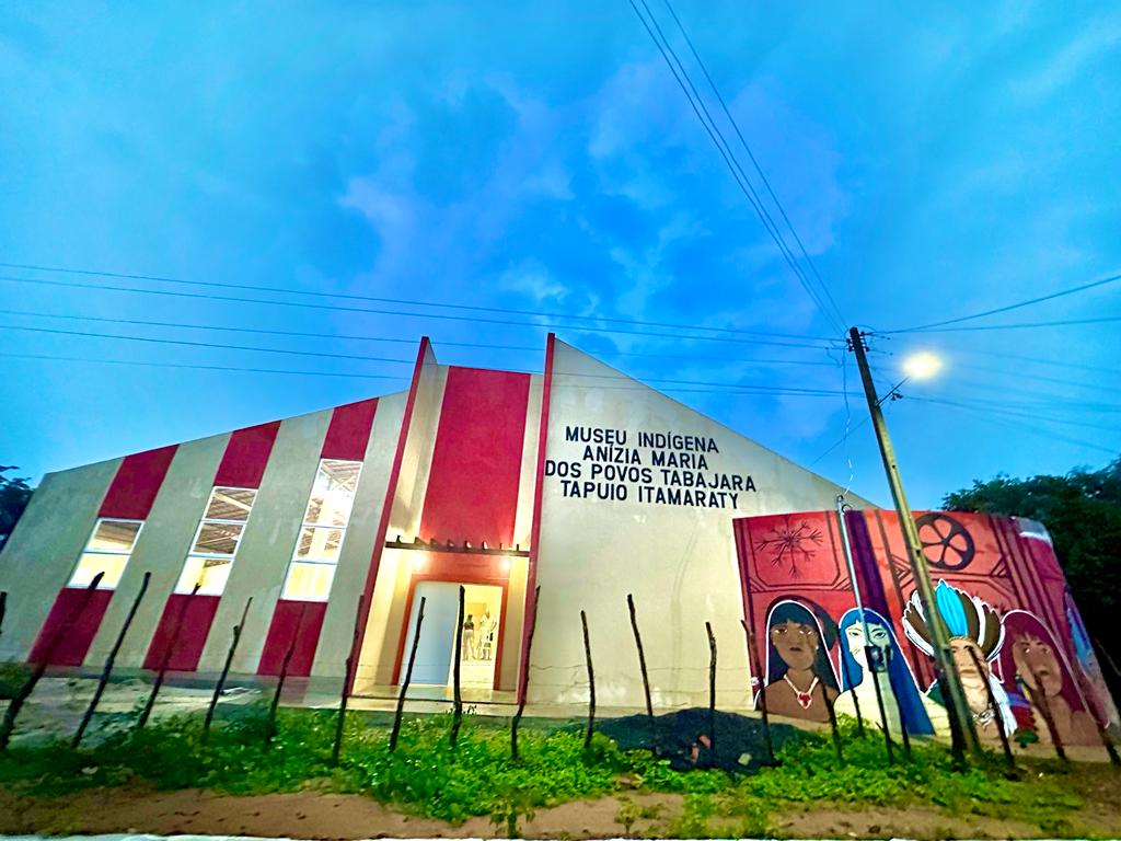 Fachada do Museu Indígena Anízia Maria dos Povos Tabajara e Tapuio-Itamaraty.