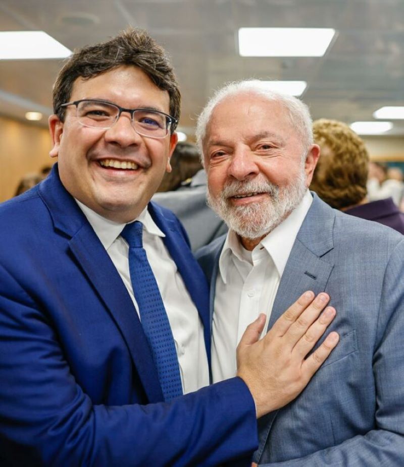 Presidente Lula e o governador Rafael Fonteles