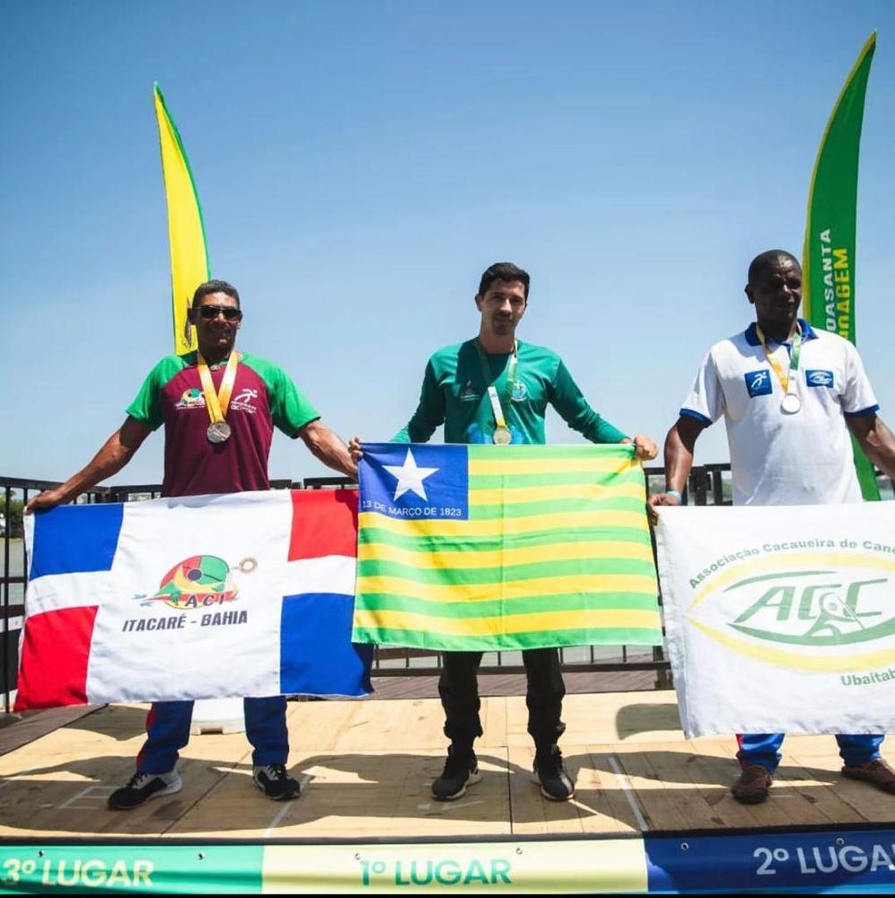 Piauí foi destaque no Campeonato Brasileiro de Canoagem Velocidade e Paracanoagem de Lagoa Santa (MG).