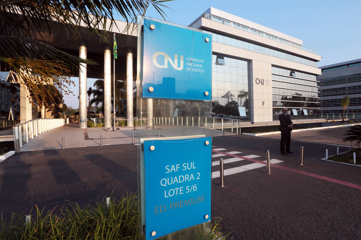 Sede do CNJ (Conselho Nacional de Justiça) em Brasília.