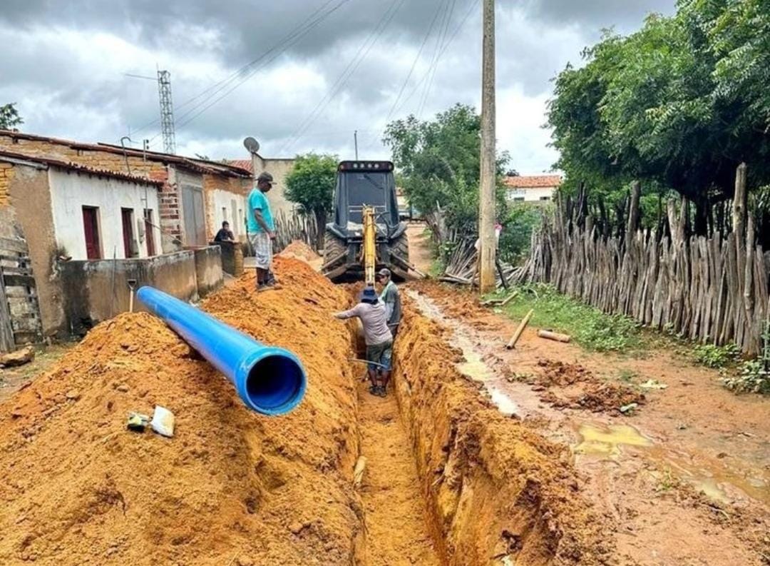 Obras para ampliação do abastecimento de água em Caracol entram na fase de conclusão