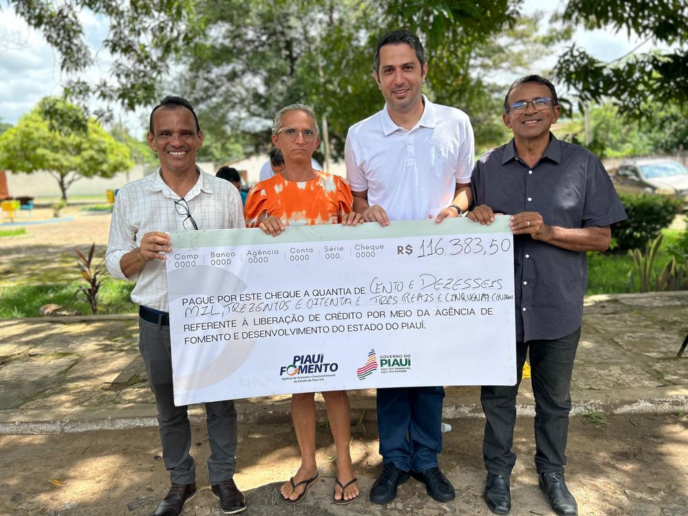 Piauí Fomento libera R$ 116 mil para incentivar produtores rurais de Palmeirais