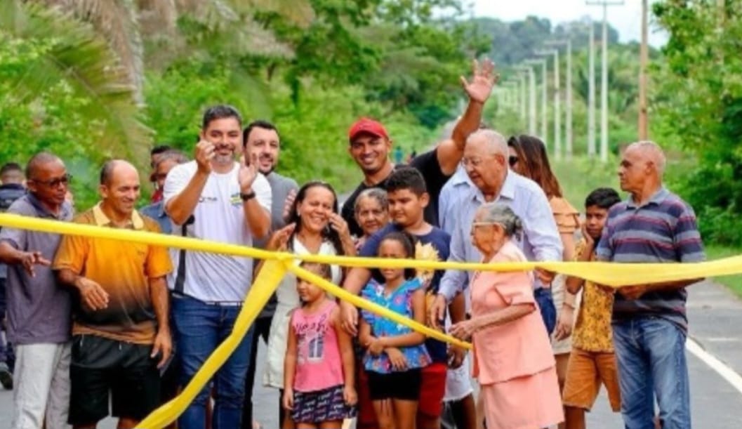 Dr Pessoa, claramente abandonado pelos apoiadores, inaugura obra com presença reduzida de comitiva