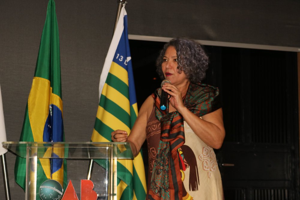 Dra. Madalena Nunes que representou a Frente de Mulheres contra o Feminicídio (Foto: Comissão de Estudos Constitucionais / OAB-Piauí) Dra. Madalena Nunes que representou a Frente de Mulheres contra o Feminicídio (Foto: Comissão de Estudos Constitucionais / OAB-Piauí)