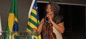Dra. Madalena Nunes que representou a Frente de Mulheres contra o Feminicídio
