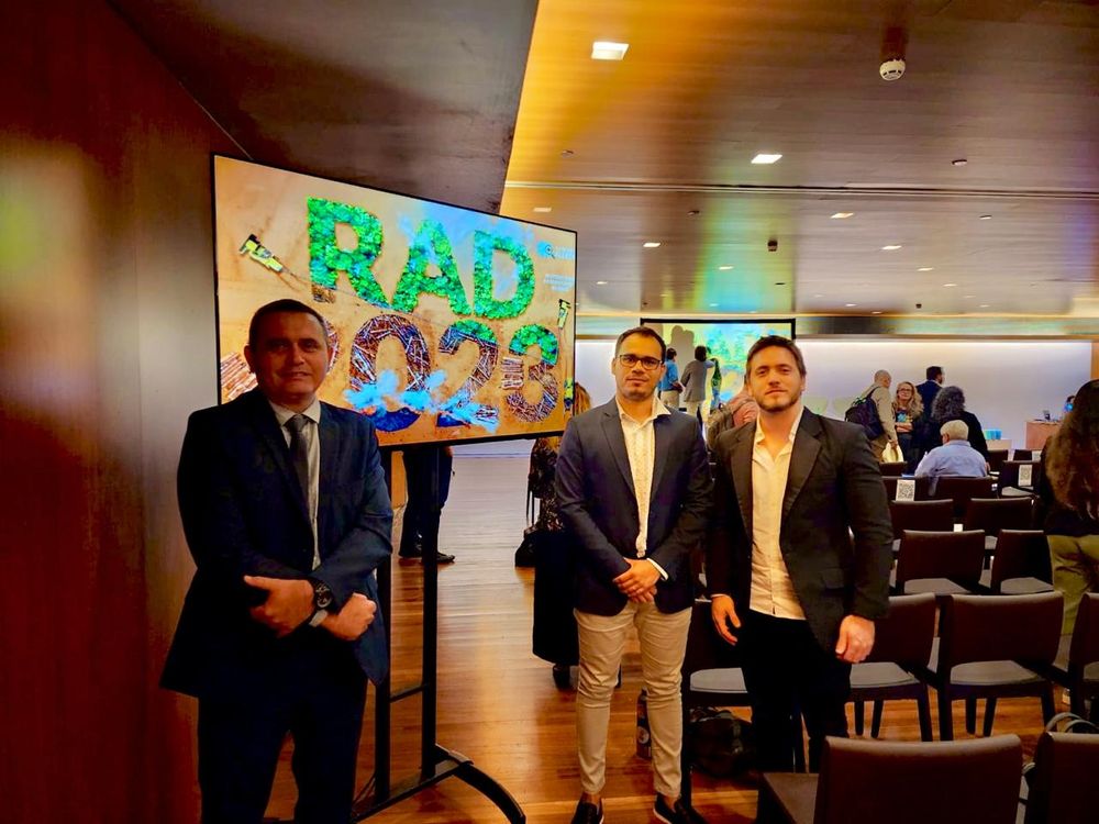 Major Denio Marinho, diretor de fiscalização; Felipe Gomes, diretor do Centro de Geotecnologias Ambientais e de Gestão Florestal; André Nogueira, diretor de Sistemas e Tecnologia da Informação.