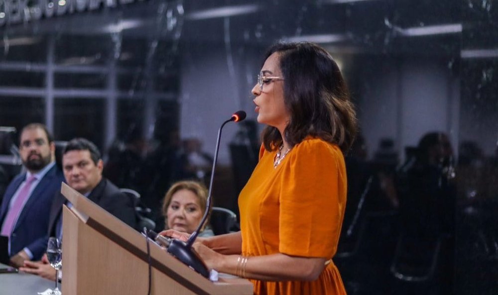 Posse solene da desembargadora Fátima Leite (Foto: Reprodução / Instagram) Posse solene da desembargadora Fátima Leite (Foto: Reprodução / Instagram)