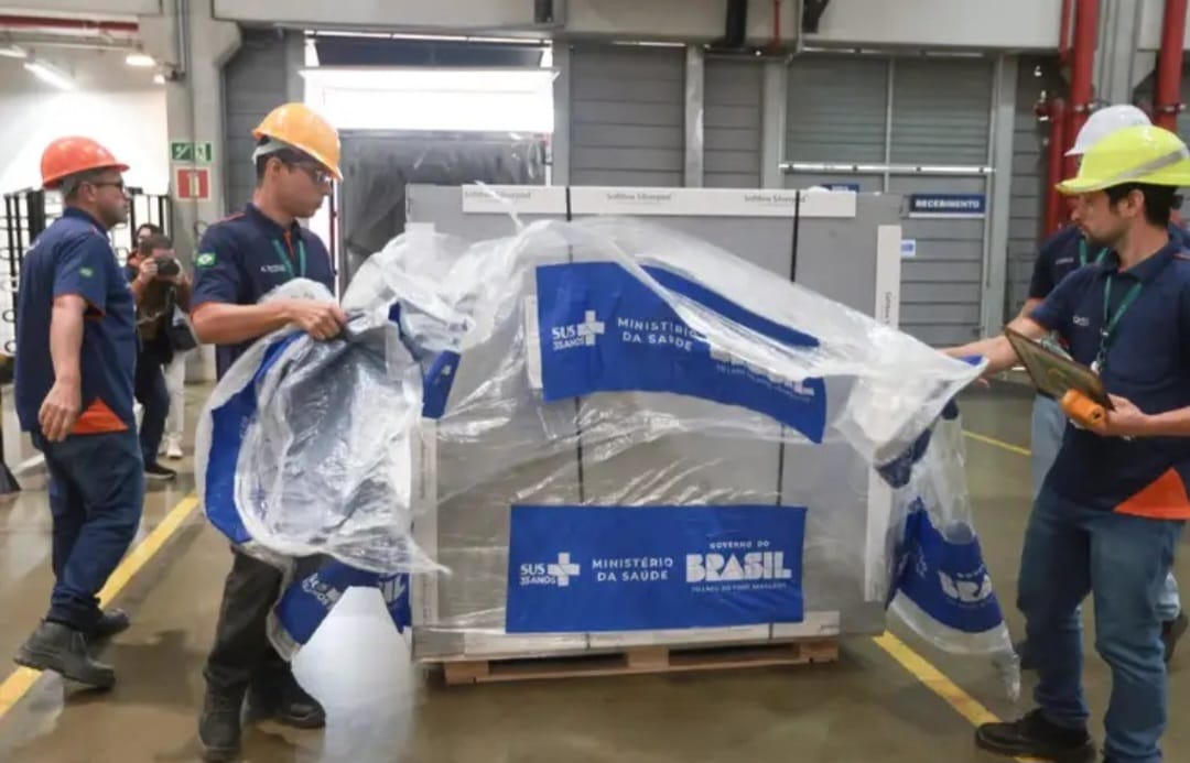 Ministério da Saúde recebe lote com 2,5 mil unidades do antídoto fomepizol