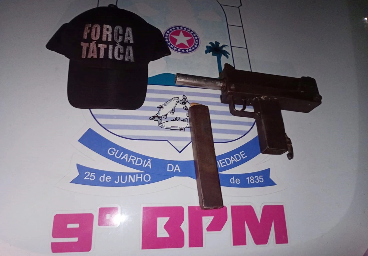 PM apreende adolescente com submetralhadora artesanal na zona norte de Teresina