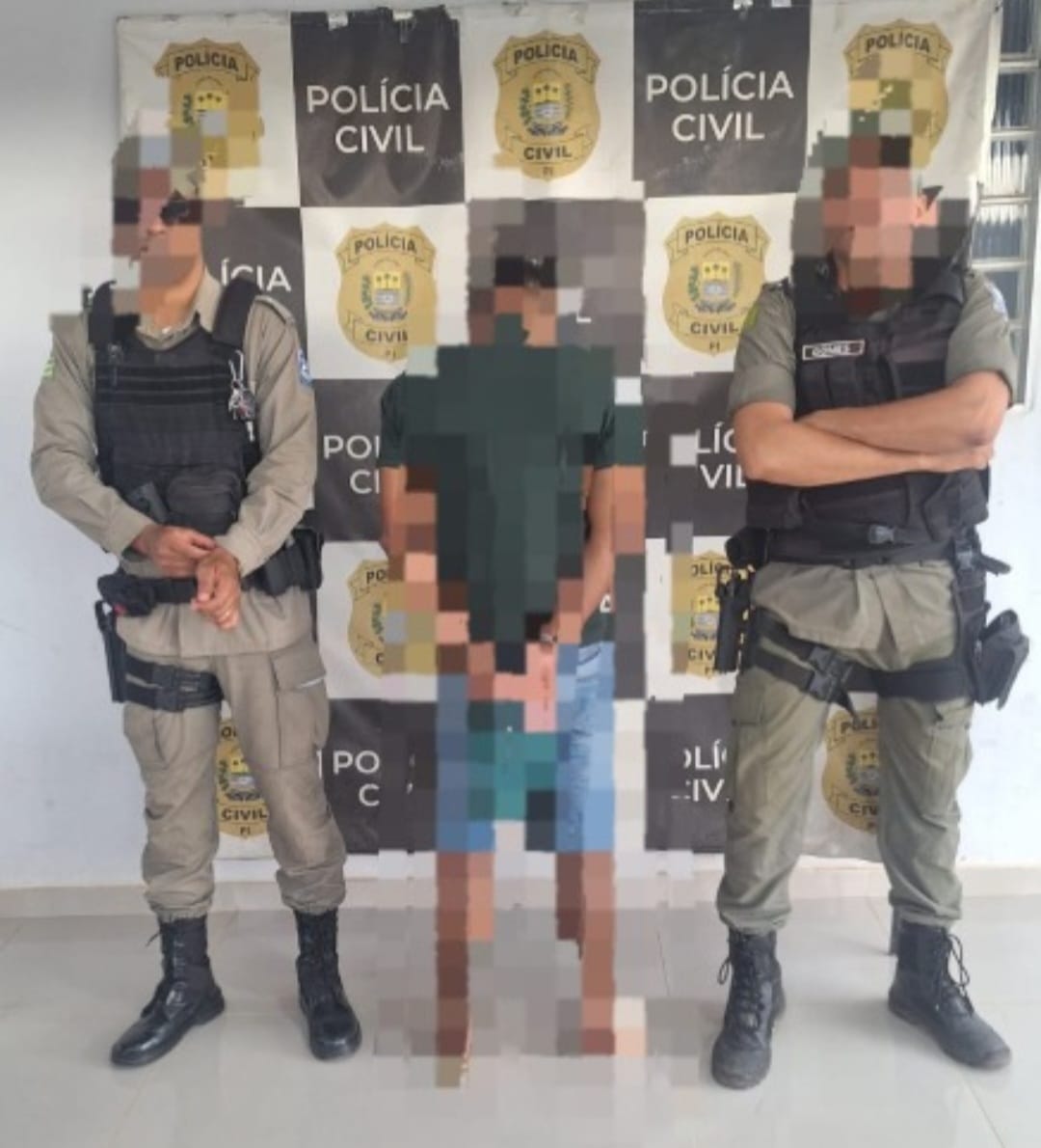 Polícia Militar prende acusado de ameaçar e perseguir ex-companheira em Baixa Grande do Ribeiro