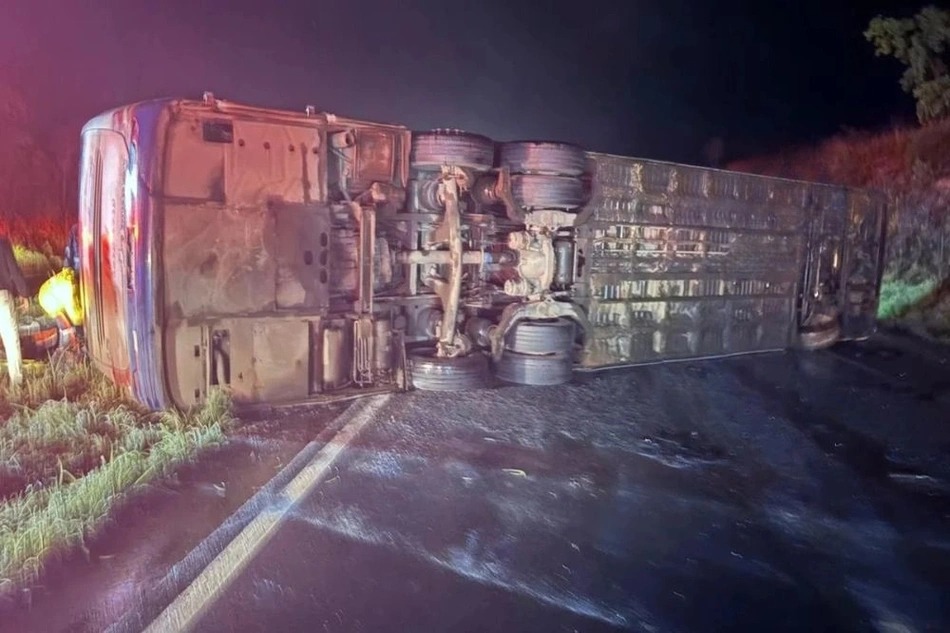 O coletivo seguia para Cristino Castro, no Sul do Piauí