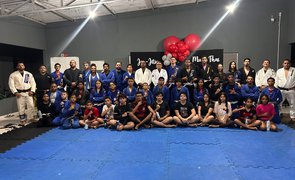 Momentos da Graduação do Projeto Jiu-jitsu e Cidadania