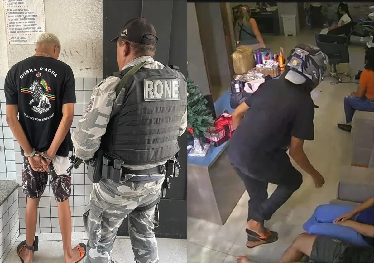 Polícia prende jovem suspeito de roubo em salão de beleza na zona sul de Teresina