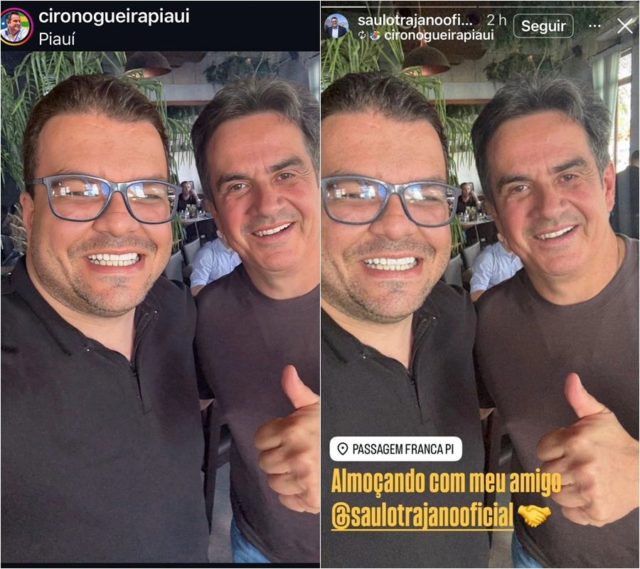 Prefeito Saulo Trajano e Ciro Nogueira