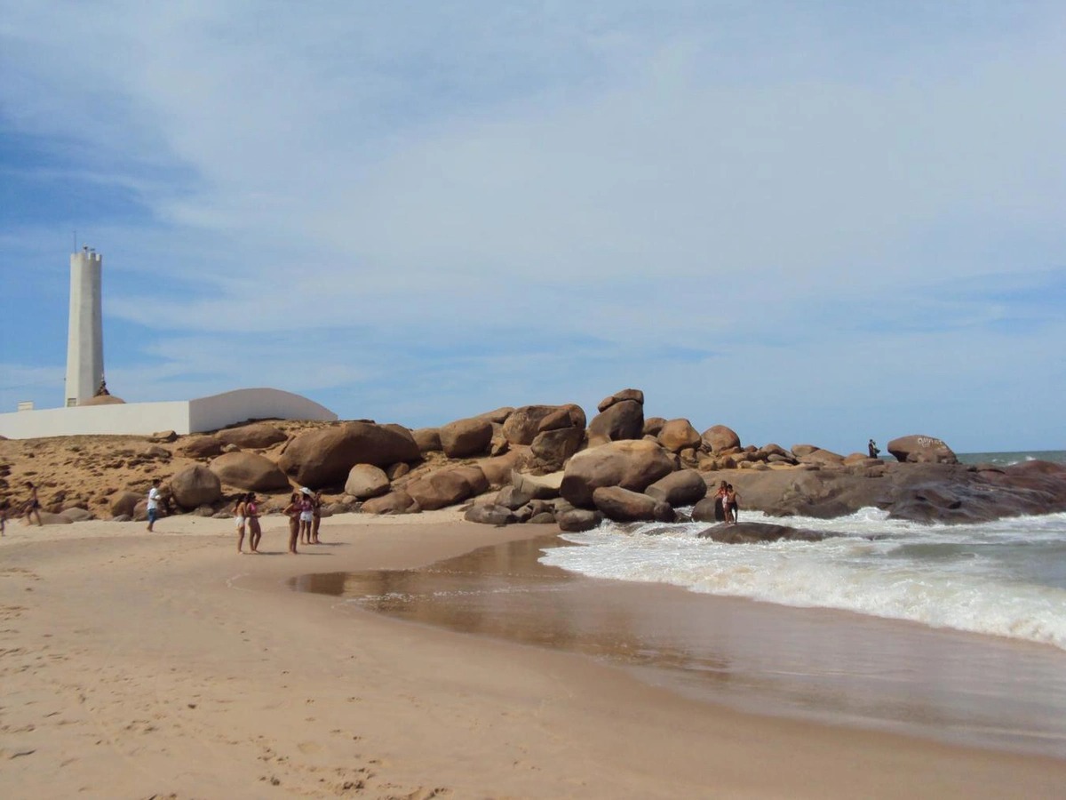 Praia Pedra do Sal, em Parnaíba