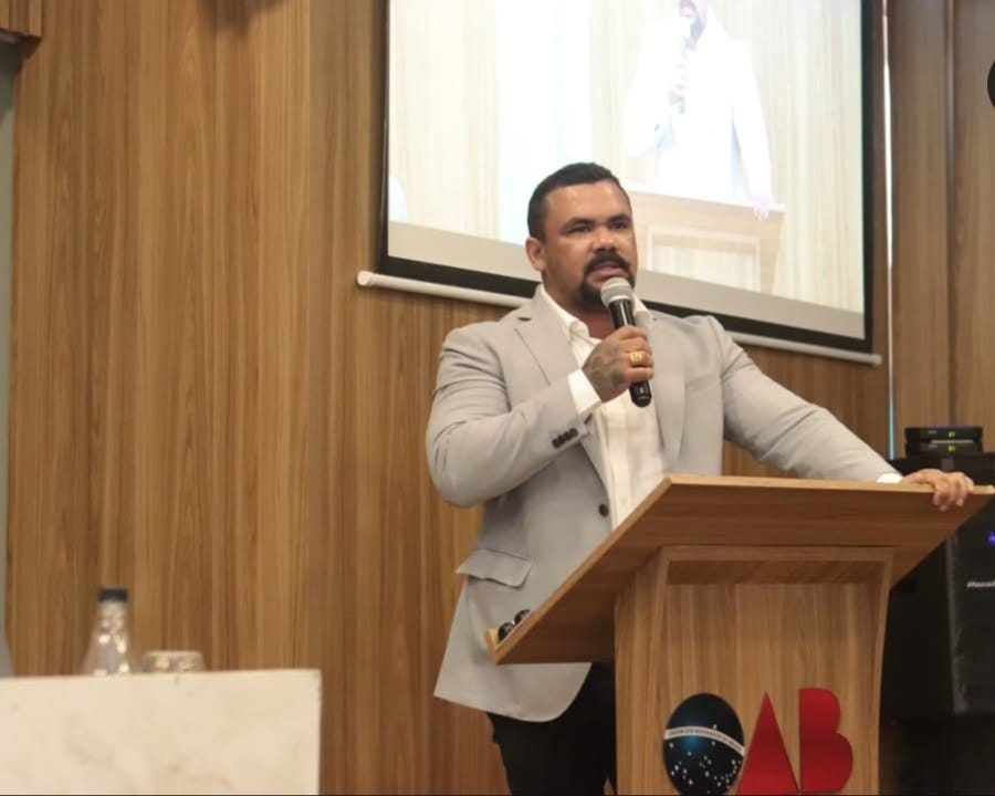 Advogado Ronney Menezes no evento “O Acesso à Justiça e a Defesa da Advocacia”