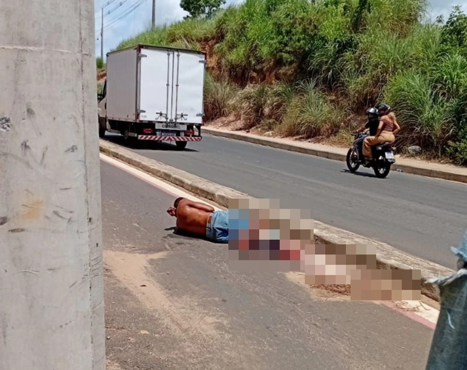 Criminoso baleado por PM