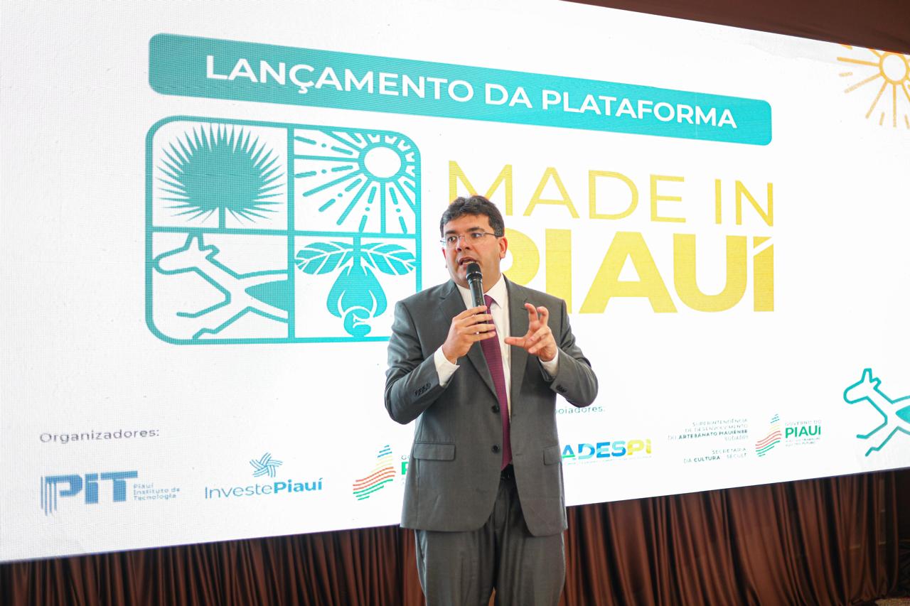 Governador Rafael Fonteles lança plataforma de vendas Made In Piauí