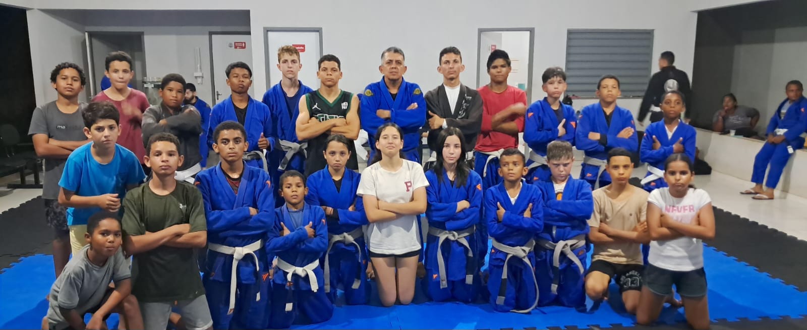 Projeto social com aulas de jiu-jitsu em Baixa Grande do Ribeiro