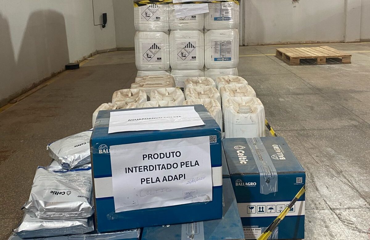 Sada e Adapi interditam mais de 25 toneladas de agrotóxicos vencidos em Bom Jesus