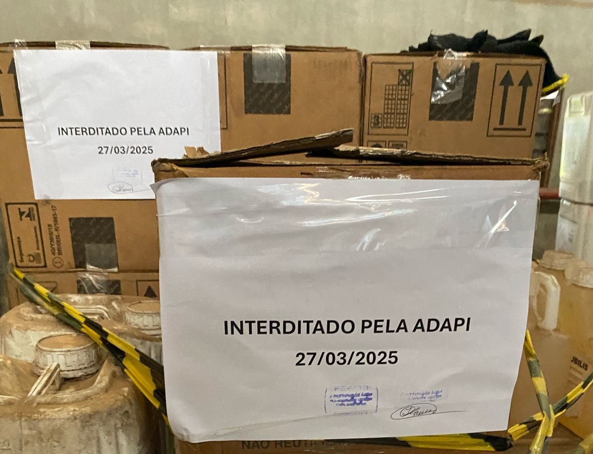 Sada e Adapi interditam mais de 25 toneladas de agrotóxicos vencidos em Bom Jesus