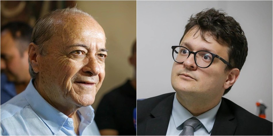 Sílvio Mendes (União Brasil) e vereador Petrus Evelyn (PP)