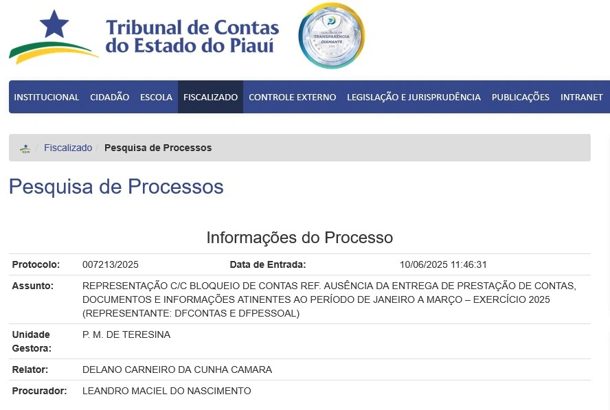Prefeito Sílvio Mendes não presta contas e TCE