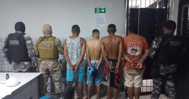 PM deflagra operação e prende quatro pessoas na zona norte de Teresina