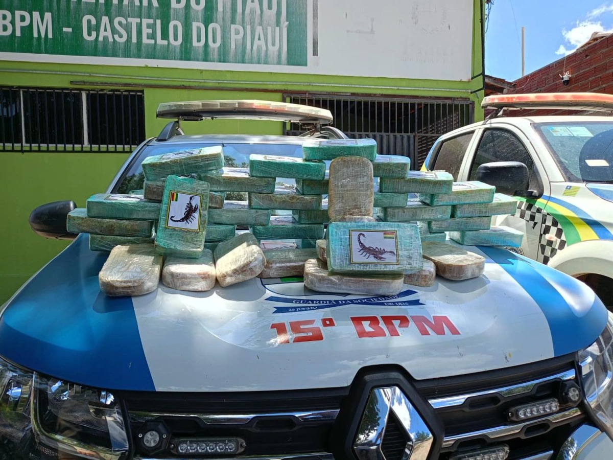 Homem é preso com 70 kg de cocaína após acidente em Juazeiro do Piauí