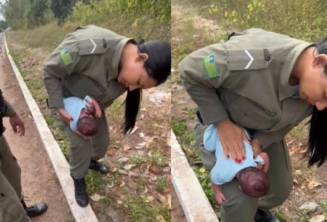 Policial militar salva recém-nascido que estava engasgado em Cocal (PI)