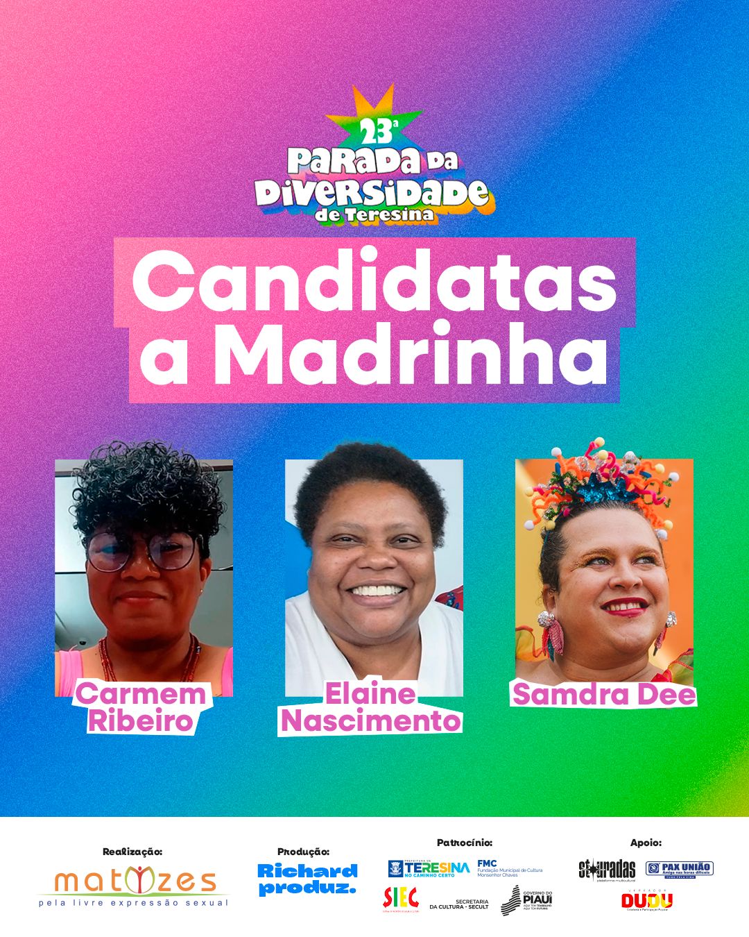 Candidatas a madrinha