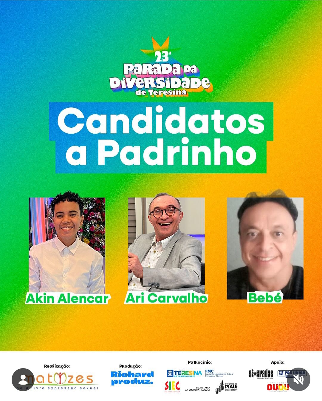 Candidatos a padrinho