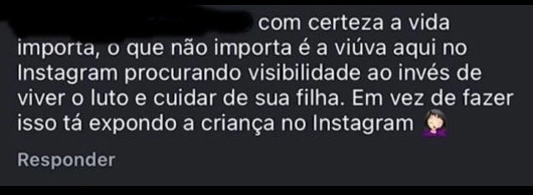 Priscilla Souza Silva relatou estar sendo difamada na internet