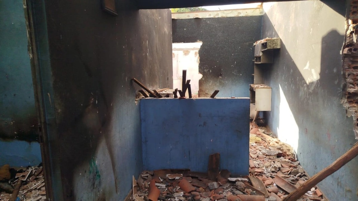 Casa do suspeito de atropelar e matar Gabriele Rodrigues