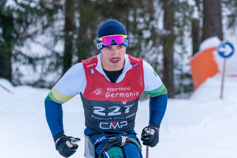 Esquiador brasileiro Cristian Ribera
