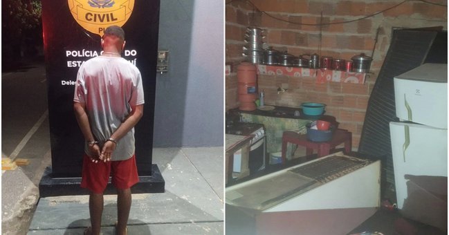 Polícia Militar prende acusado de invadir casa e ameaçar mulher com facão no Piauí