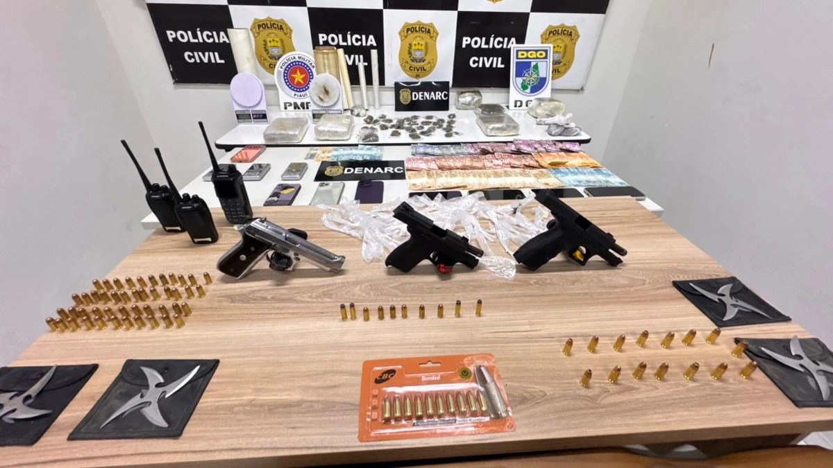 Polícia prende 10 suspeitos ligados ao Bonde dos 40 durante operação em Teresina